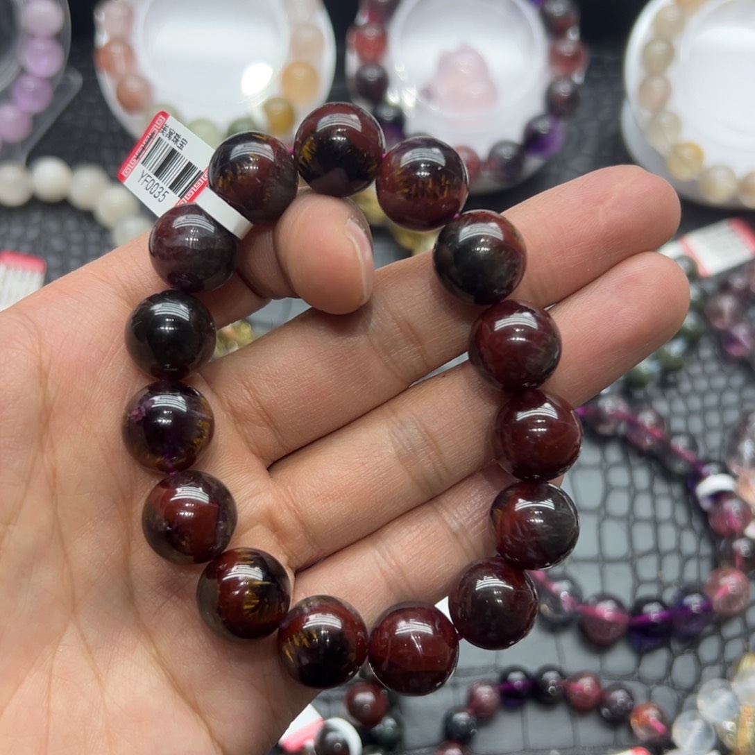 水晶手链未镶嵌好看