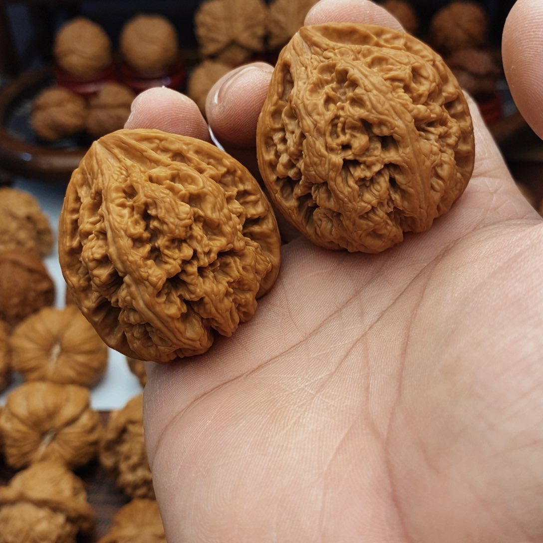 文玩核桃把件43尺 全品大粗筋 5