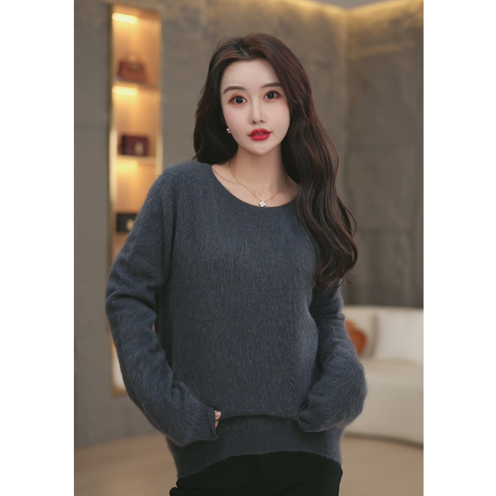 【清仓】拉绒羊绒衫QHCR-LR01