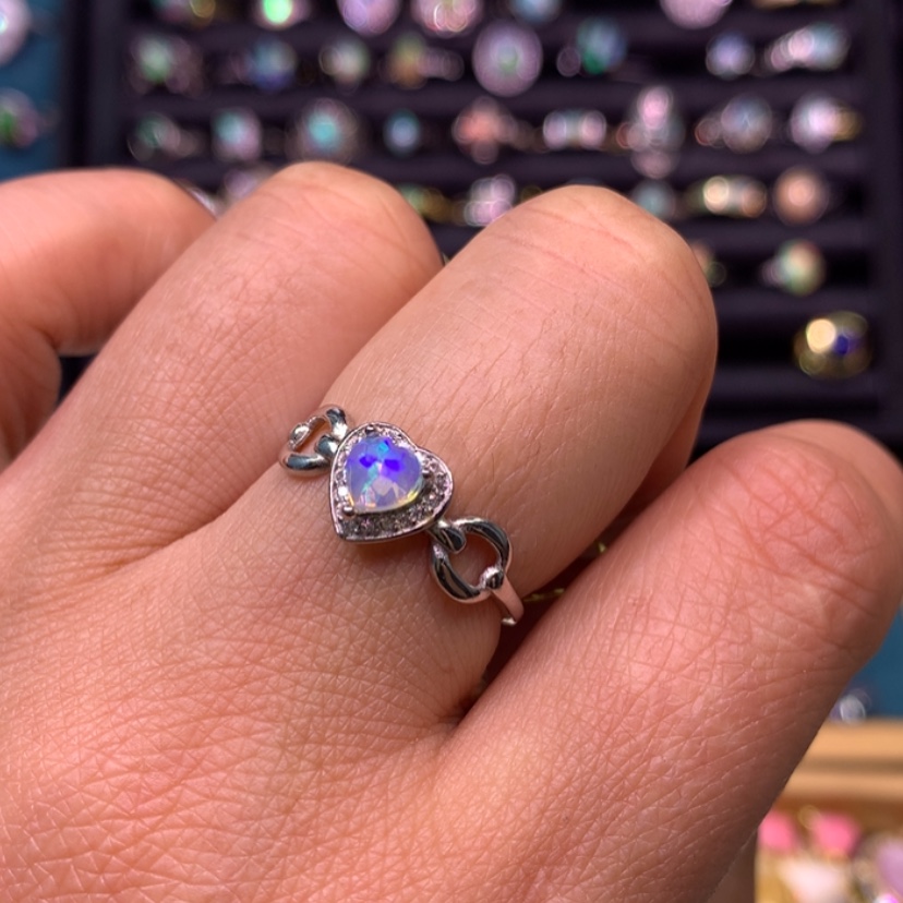 【闪购商品】欧泊戒指款式银S925镶嵌