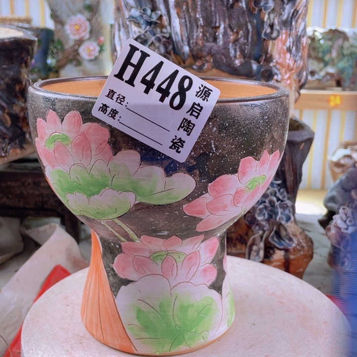 紫砂花瓶景德镇陶瓷448