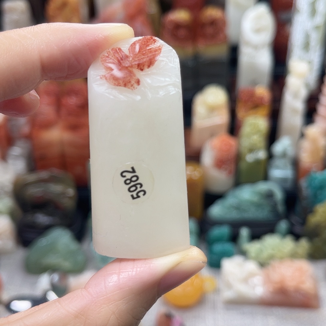 印石昌化石5982包邮包刻