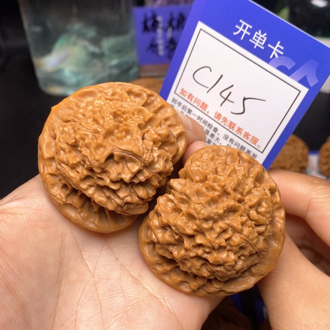 文玩核桃把件51官帽c145