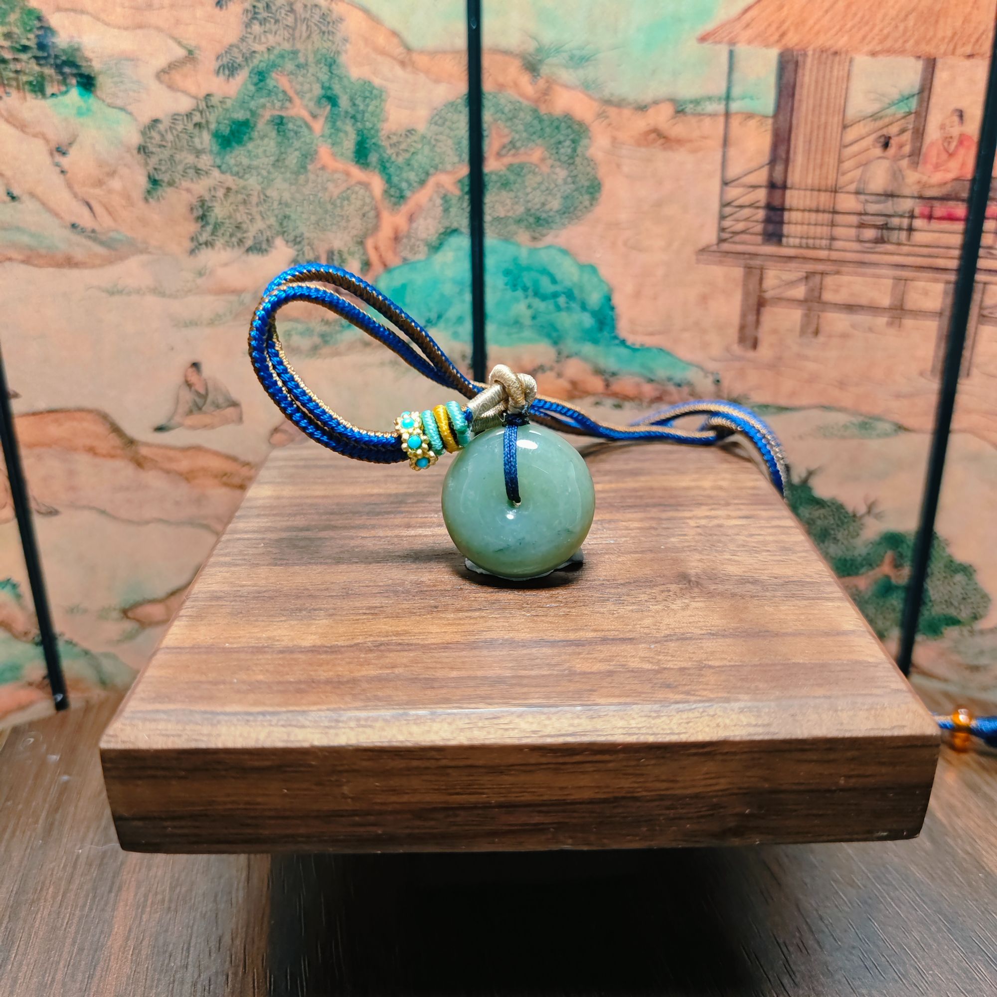 W和田玉平安扣吊坠0866