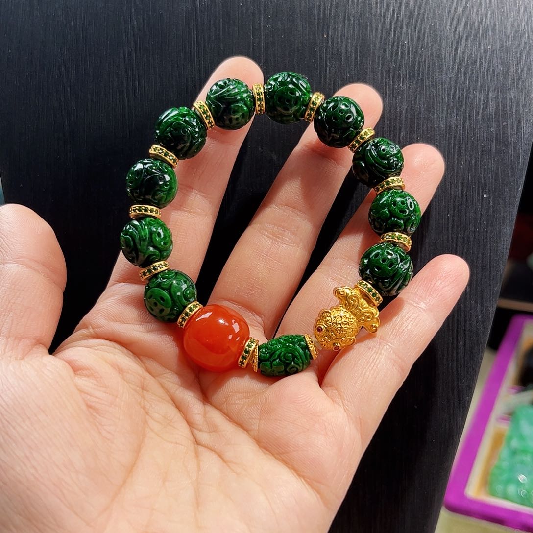 【闪购商品】翡翠手链未镶嵌 翡翠