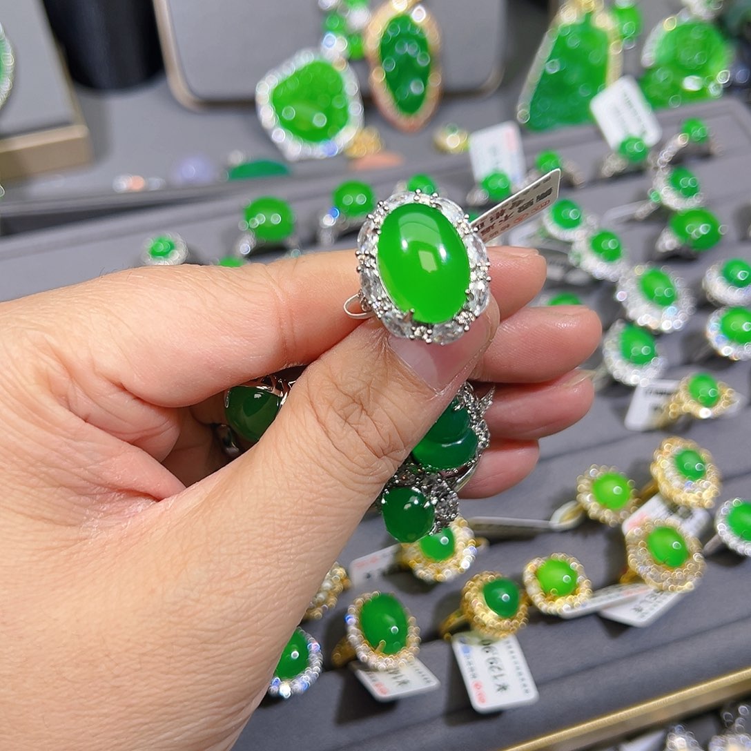 玛瑙/玉髓合金戒指