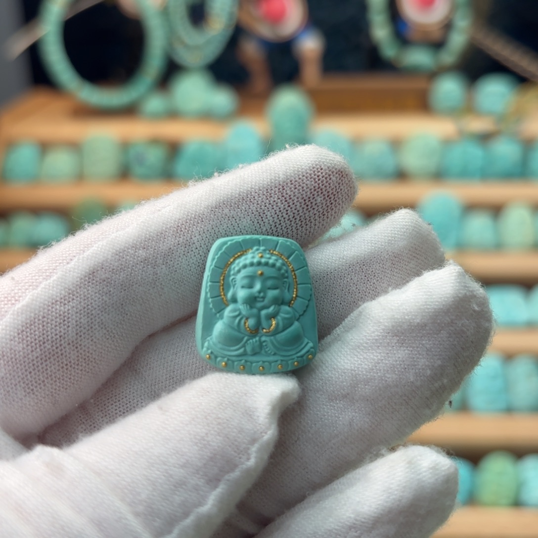 绿松石未镶嵌配饰