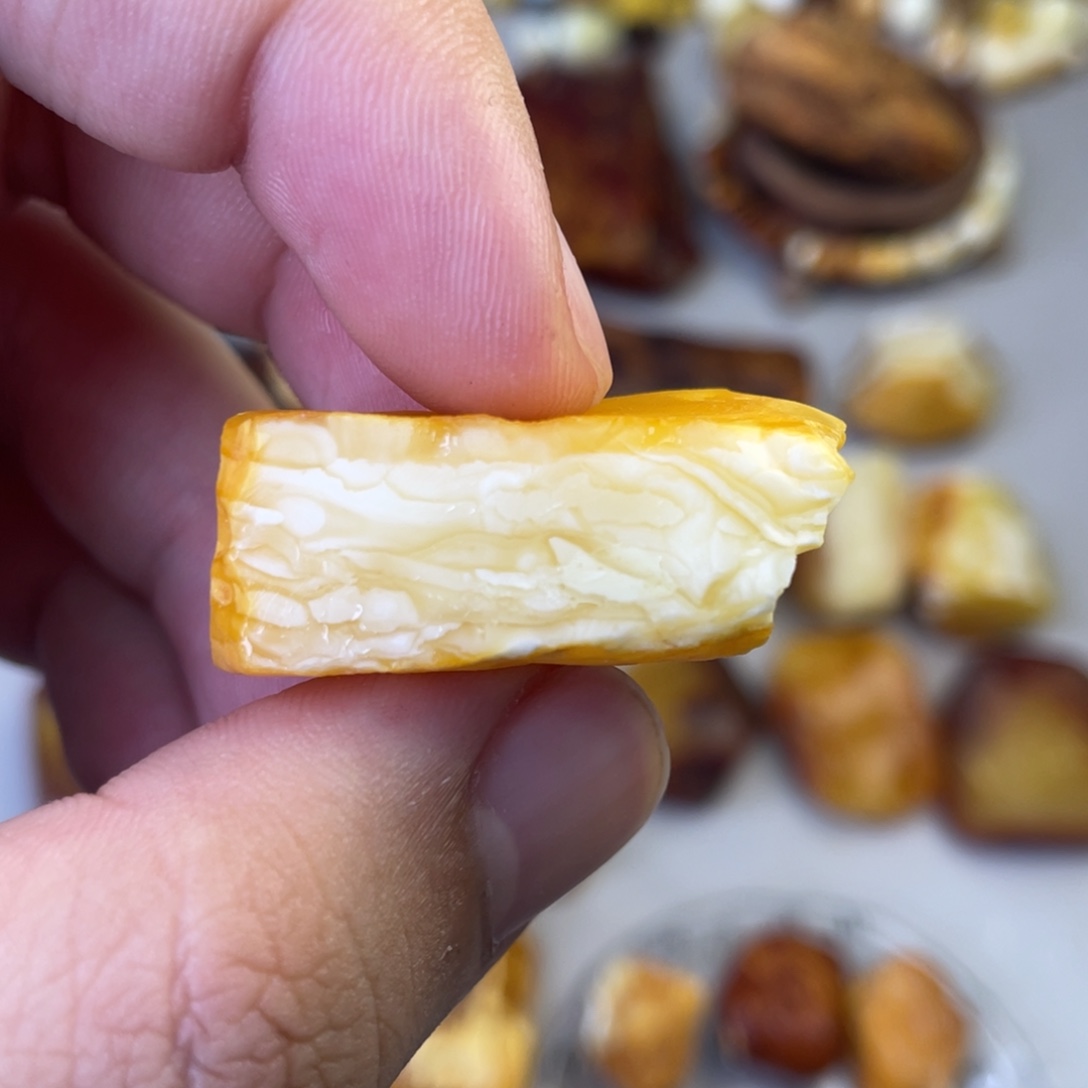 定制琥珀天然琥珀2个12*11老型