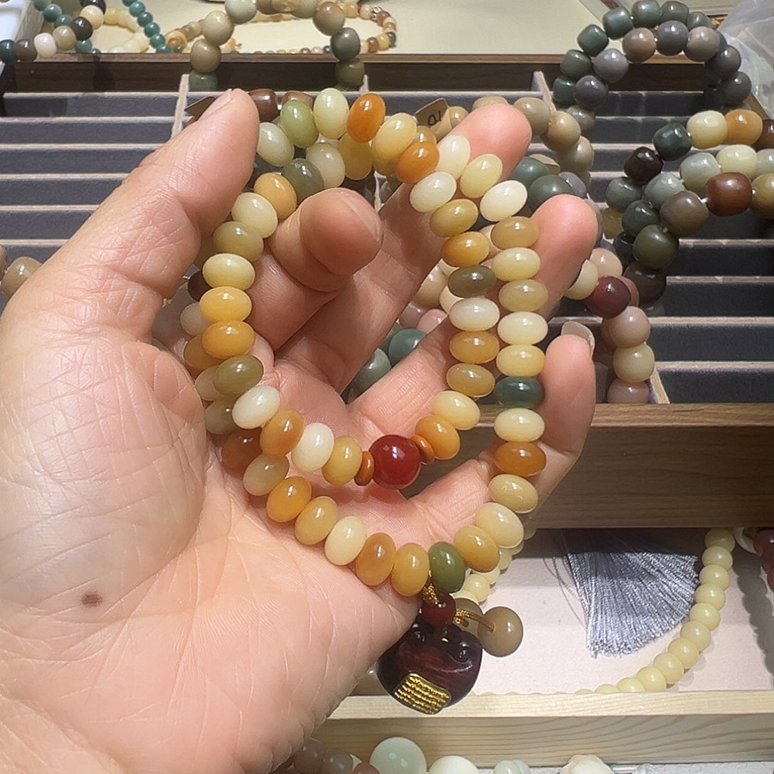 吊坠白玉菩提6×90