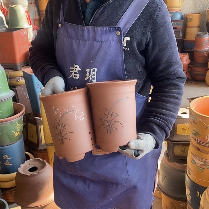 紫砂花盆紫砂花盆