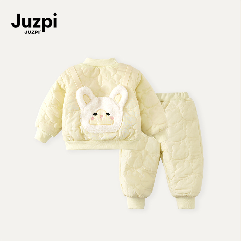 橘止皮·儿童卫衣套装2025冬季洋气卡通加绒棉服两件套DT259776