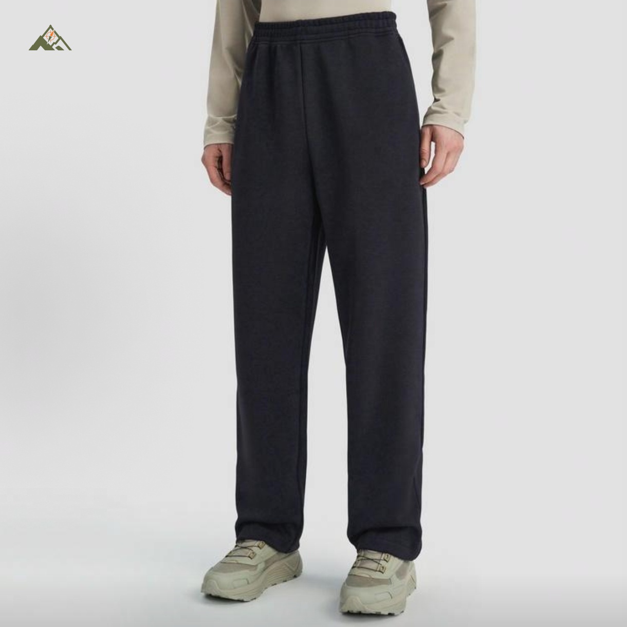 SC26059秋冬男士休闲宽松舒适保暖针织直筒高弹休闲裤