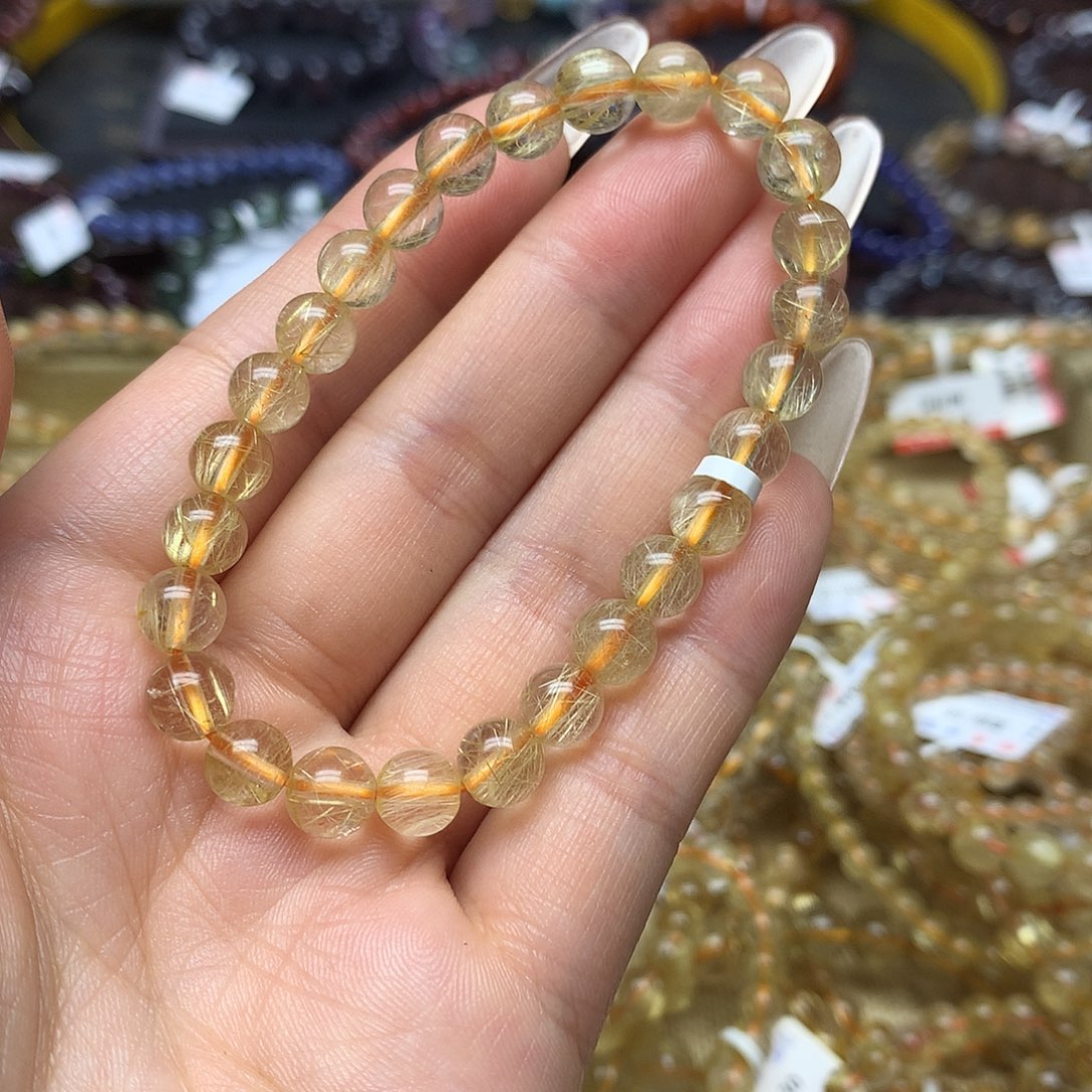 水晶手串未镶嵌你****虾手链
