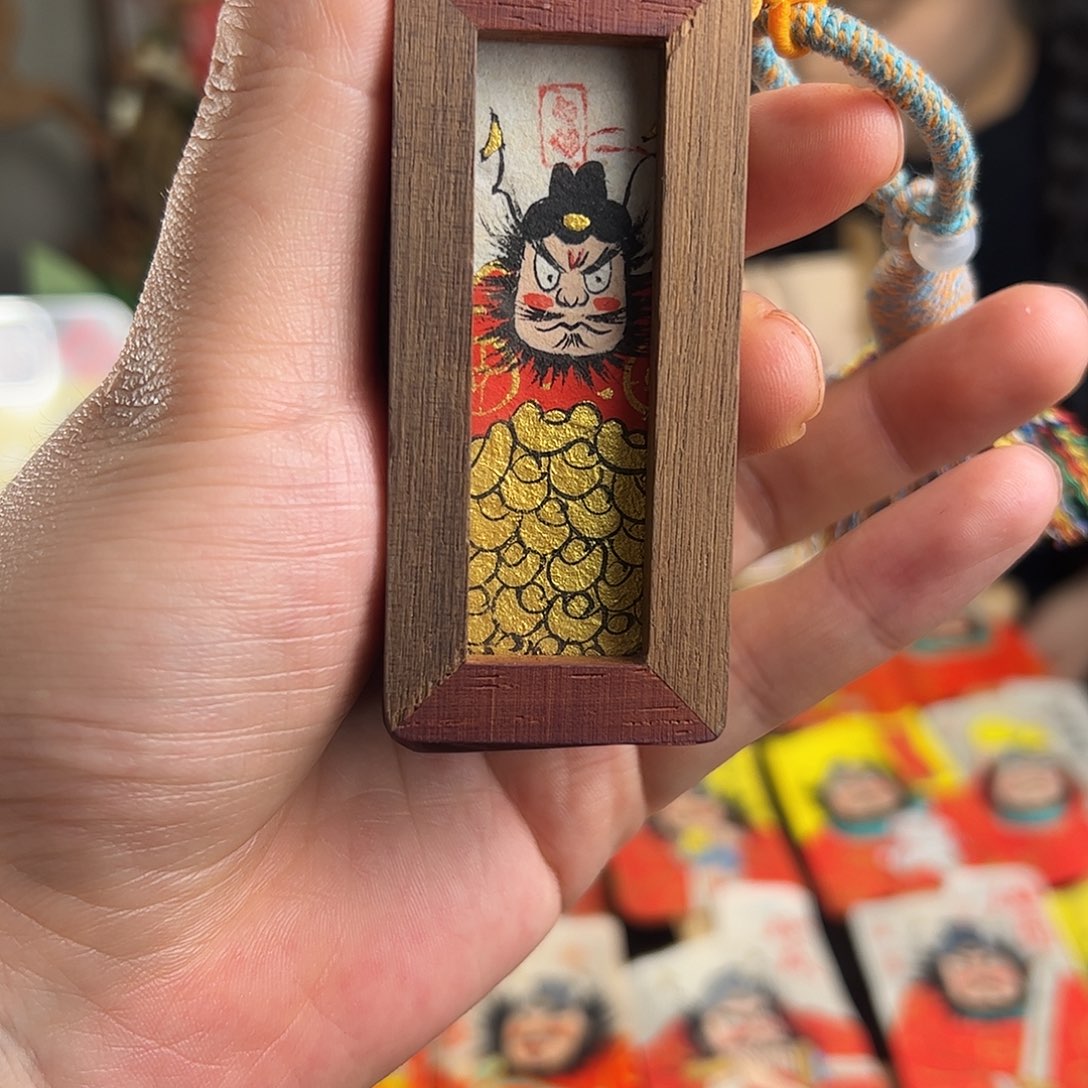 珍****纯手绘钟馗文创画