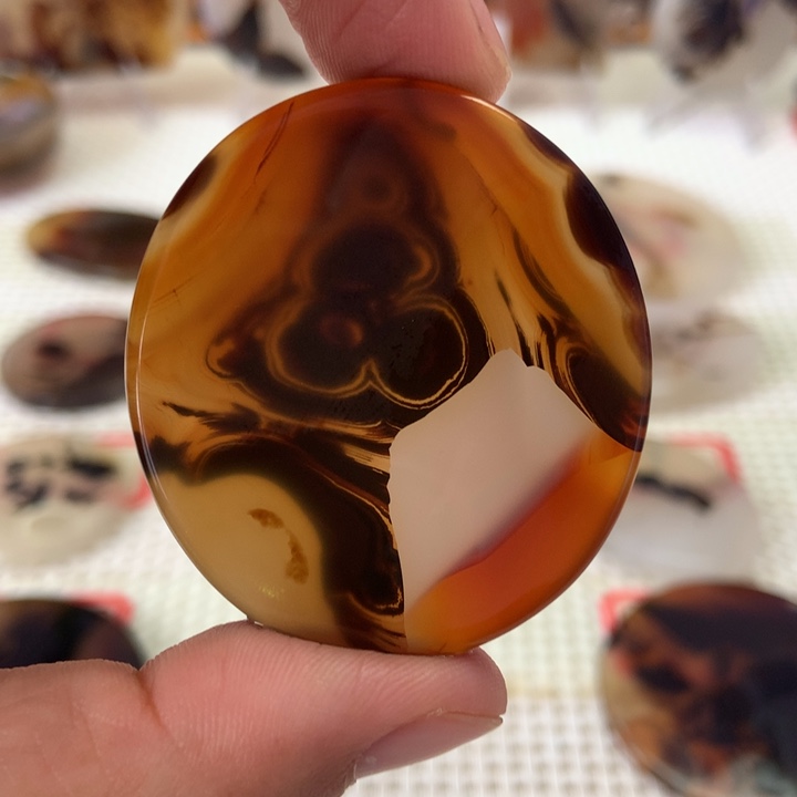 玛瑙/玉髓颈饰合金