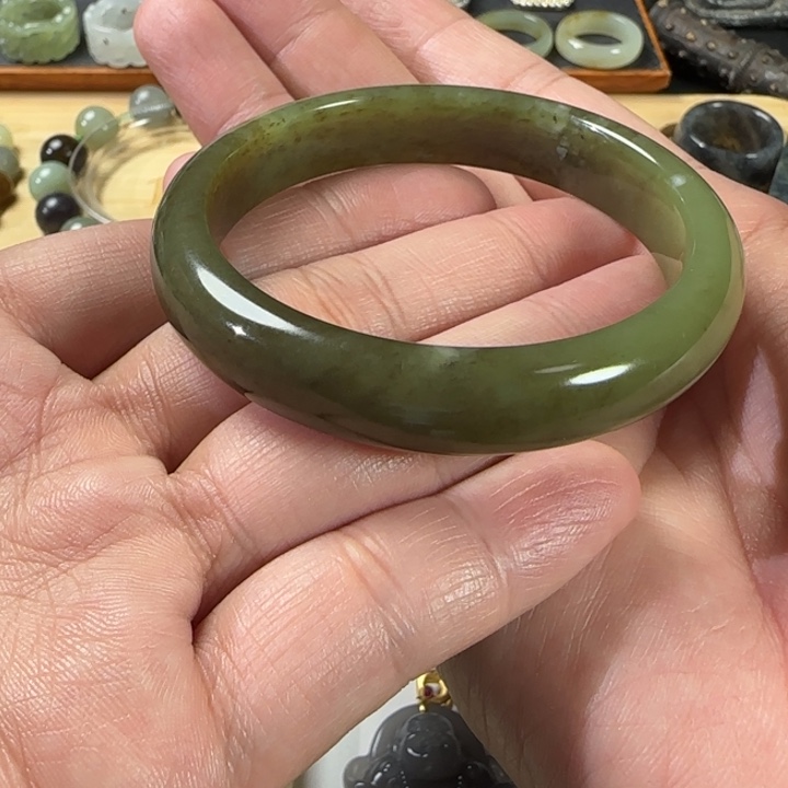 和田玉未镶嵌颈饰53青