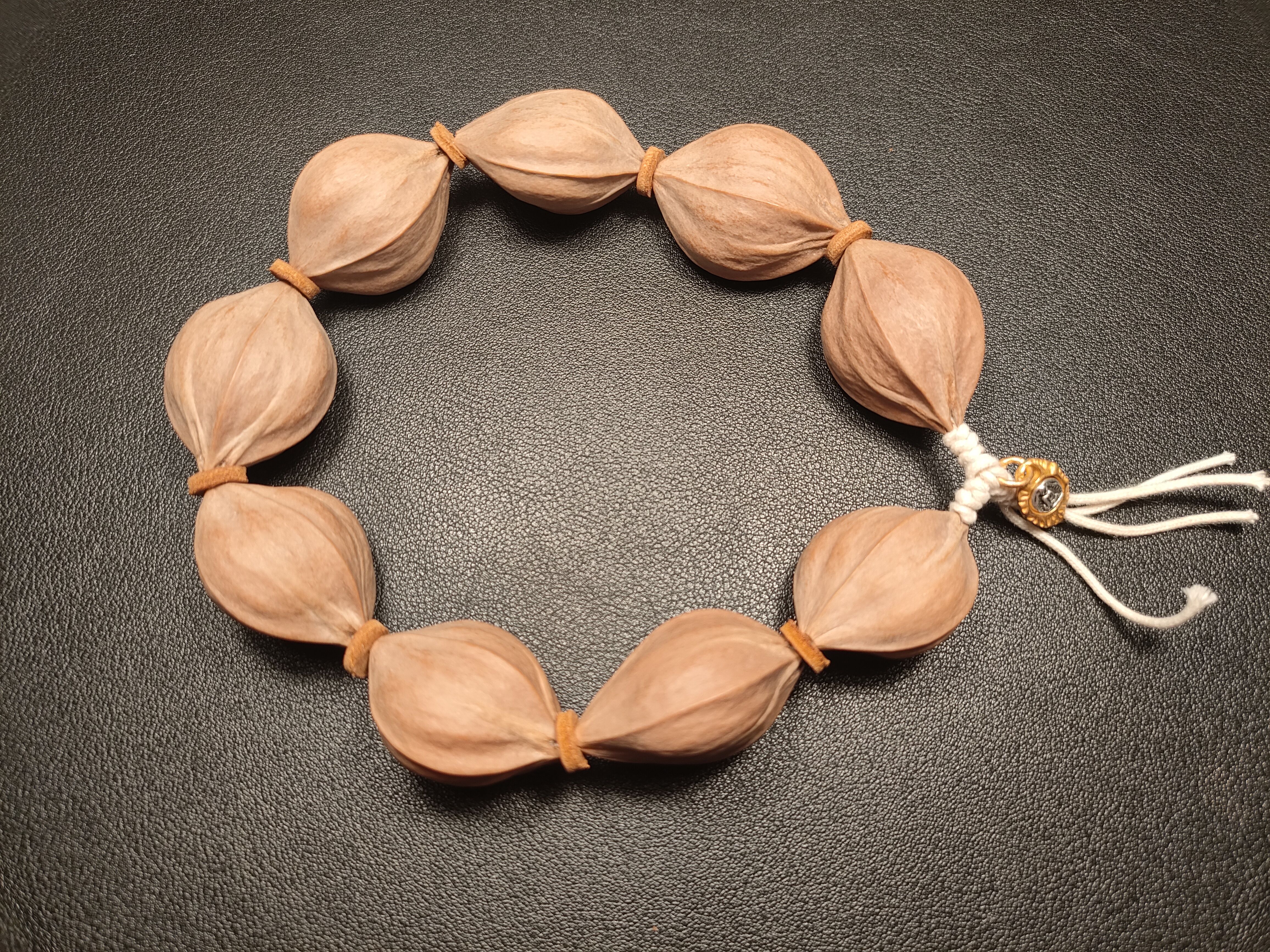 五年老料橄榄核手串老油核2.7