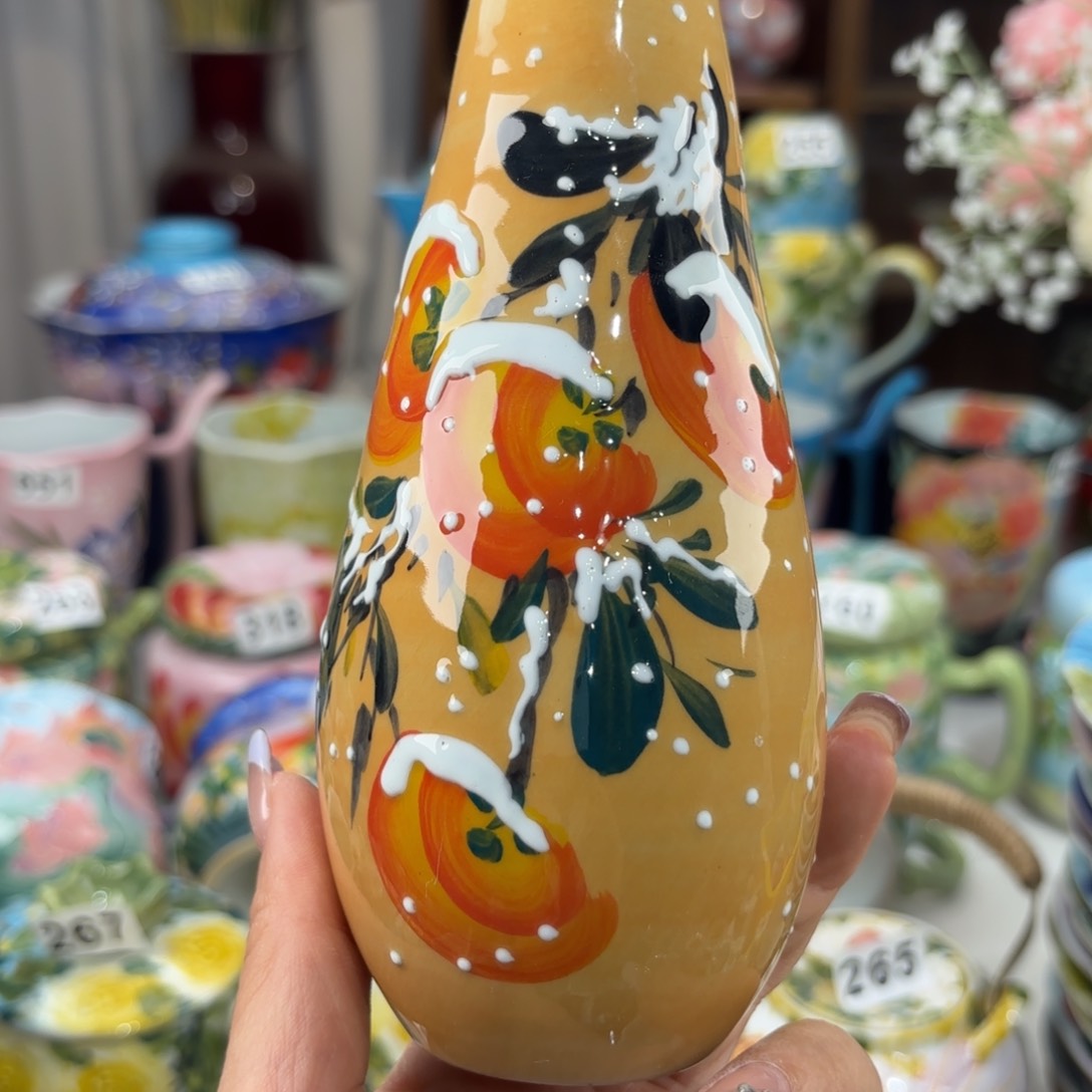 瓷片景德镇手绘高温釉下彩陶瓷茶具