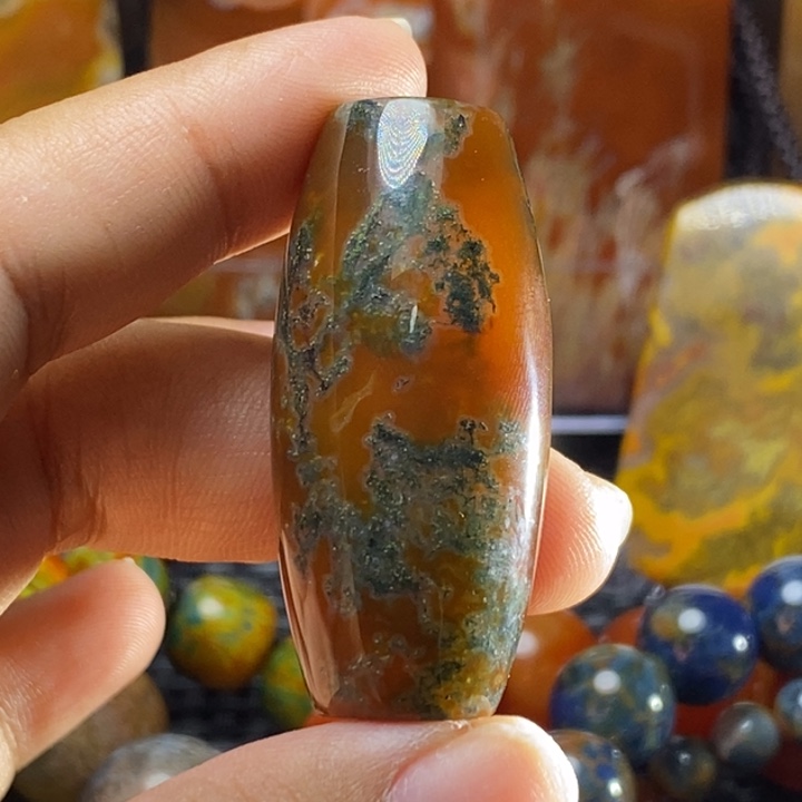 慧***心玛瑙/玉髓未镶嵌颈饰