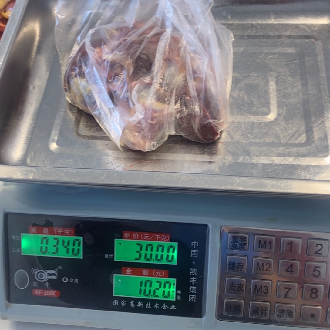 30天中国大陆包装心肝，鸡胗15