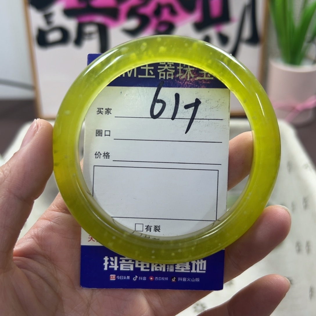 蛇纹石玉手镯未镶嵌530