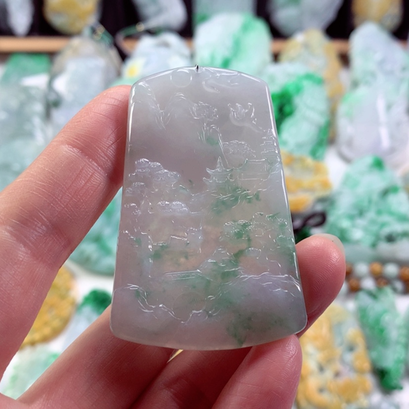 【闪购商品】翡翠吊坠(不含链)未镶嵌