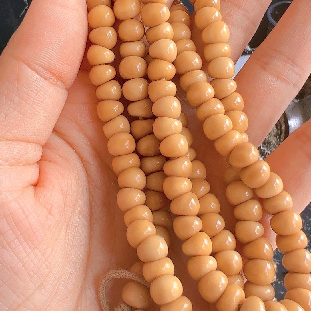 菩提根/象牙果吊坠龙脊蒜瓣脖挂7+