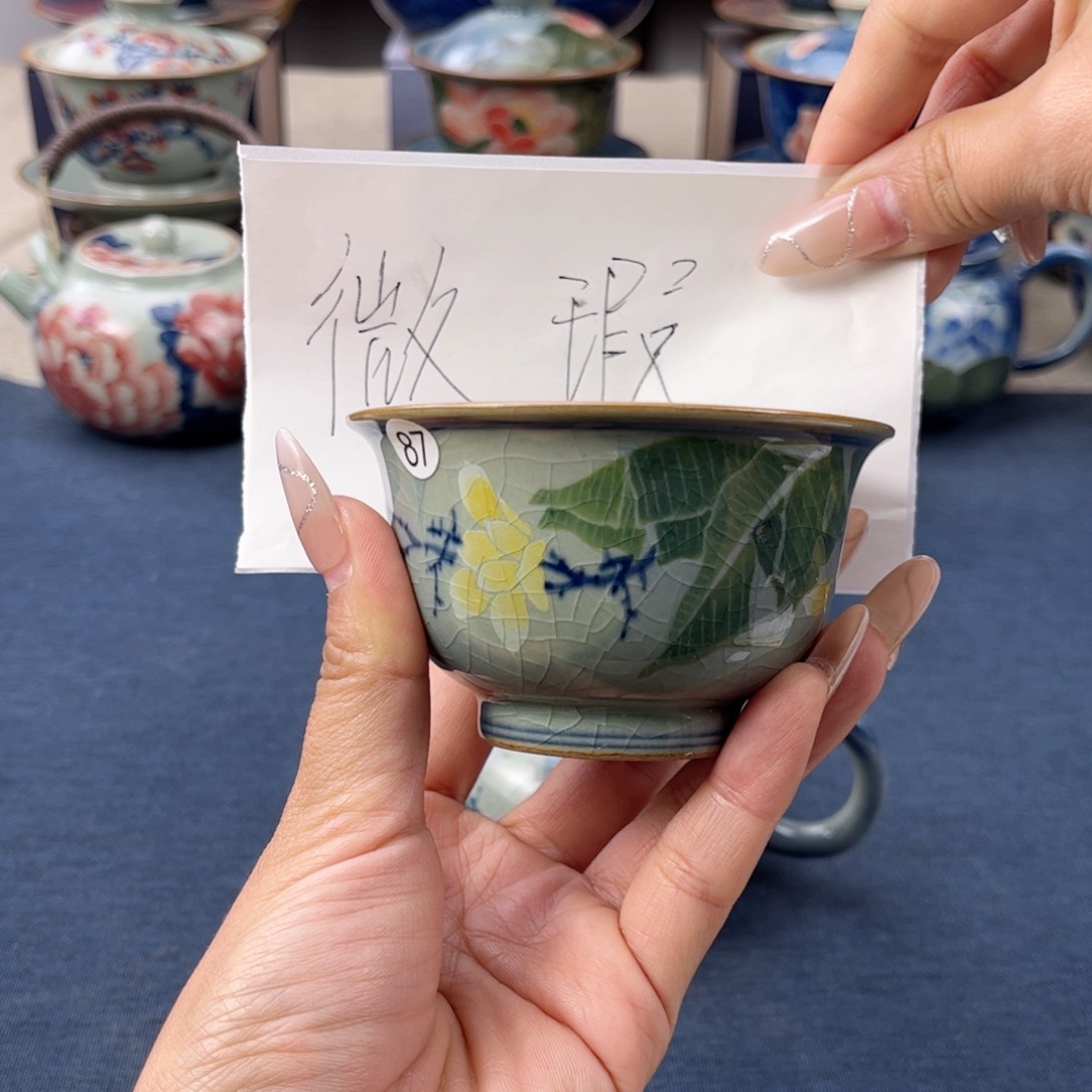 杯景德镇手绘手工茶具