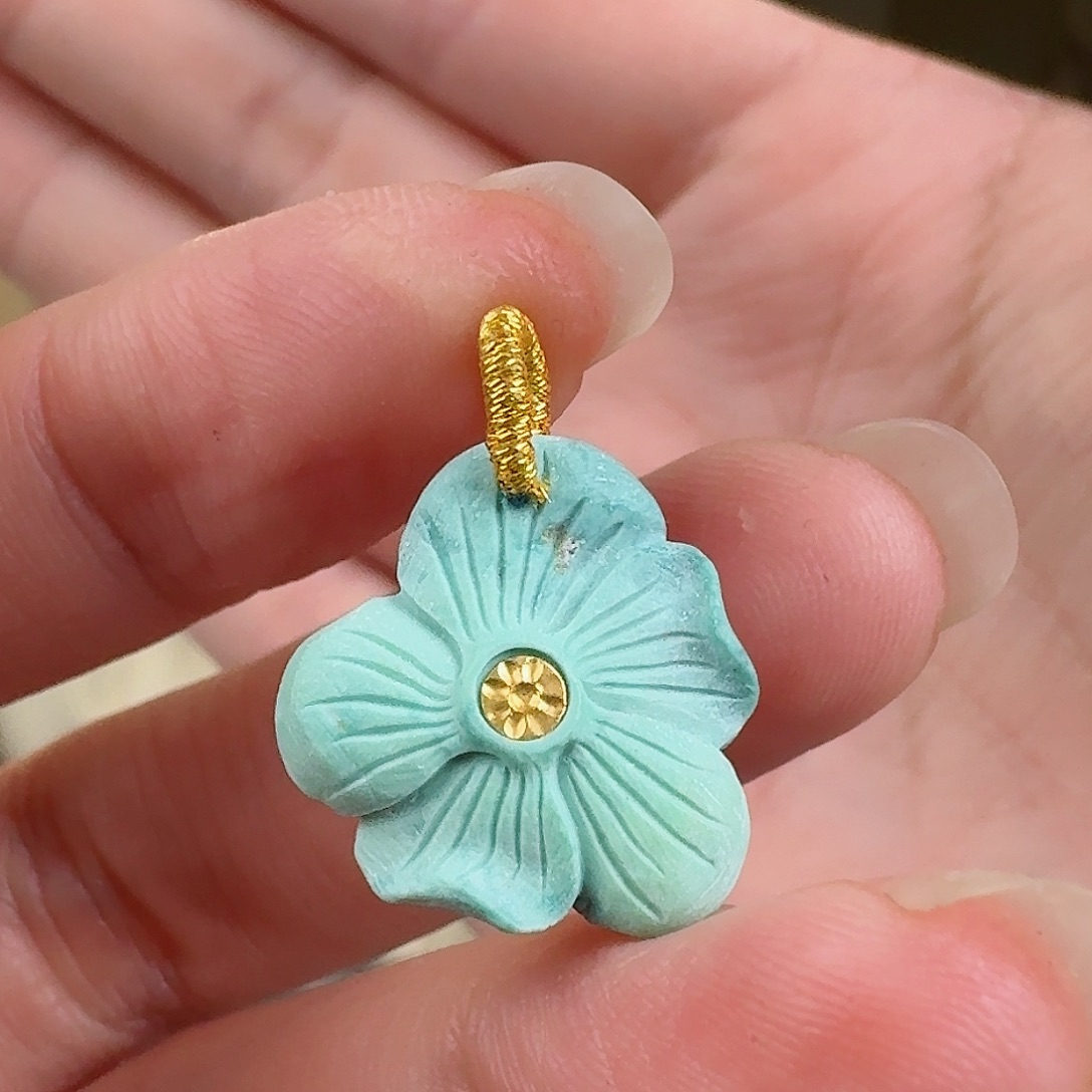 绿松石珠宝奇石未镶嵌