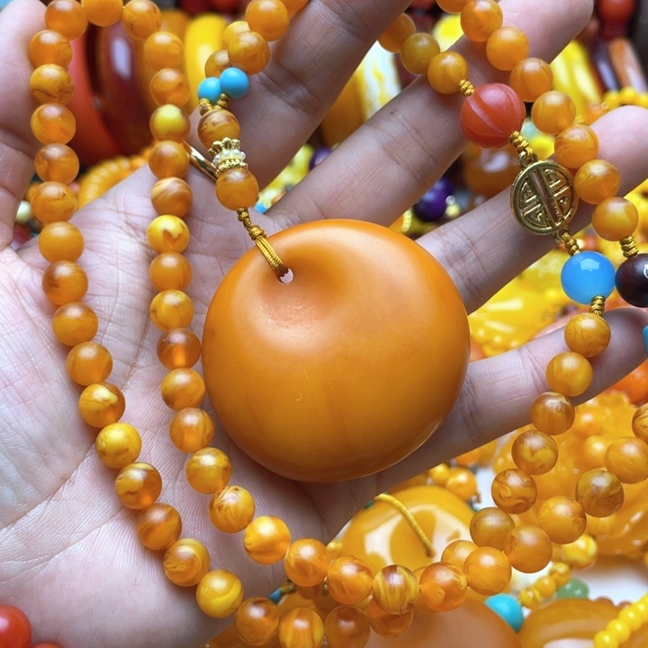 树脂制品107号公主扣毛衣链