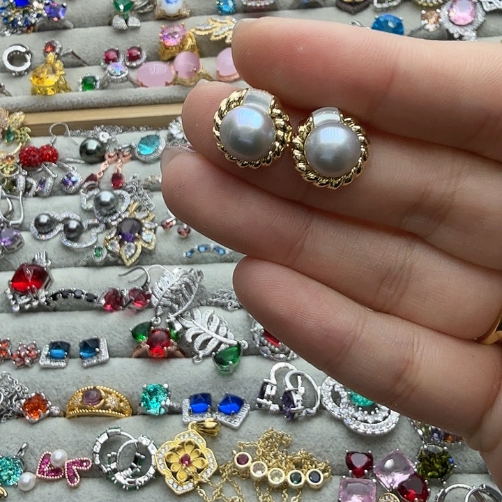 水晶戒指银S925镶嵌