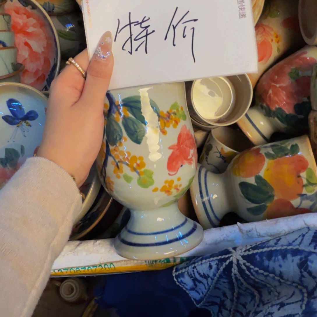 瓷片景德镇陶瓷手工手绘