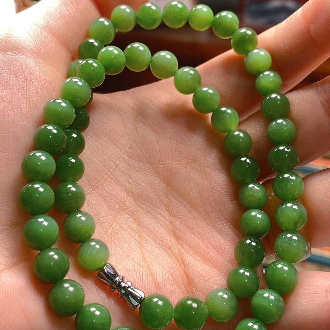 和田玉手串未镶嵌