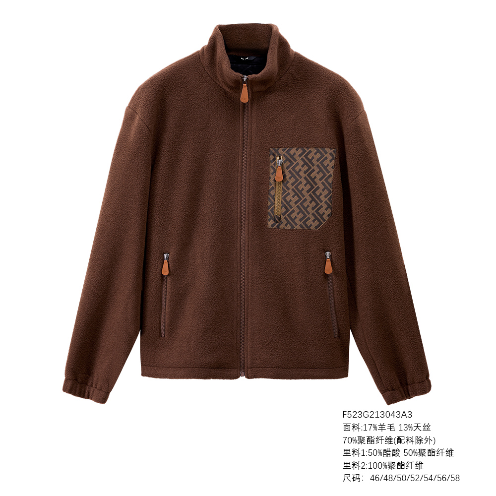 FENDILOR小怪兽25年秋冬款男士外套 F523G213043A