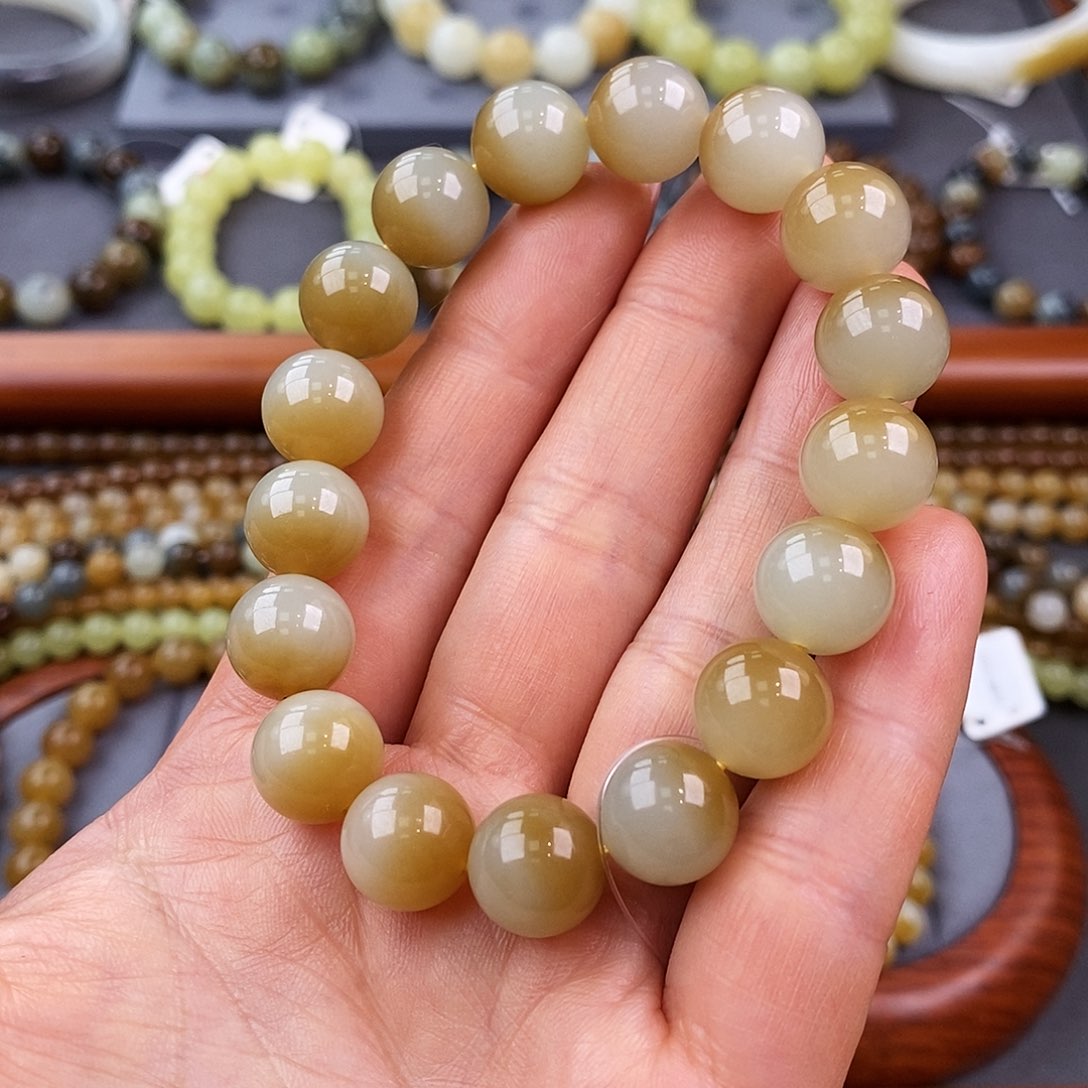 和田玉手链未镶嵌