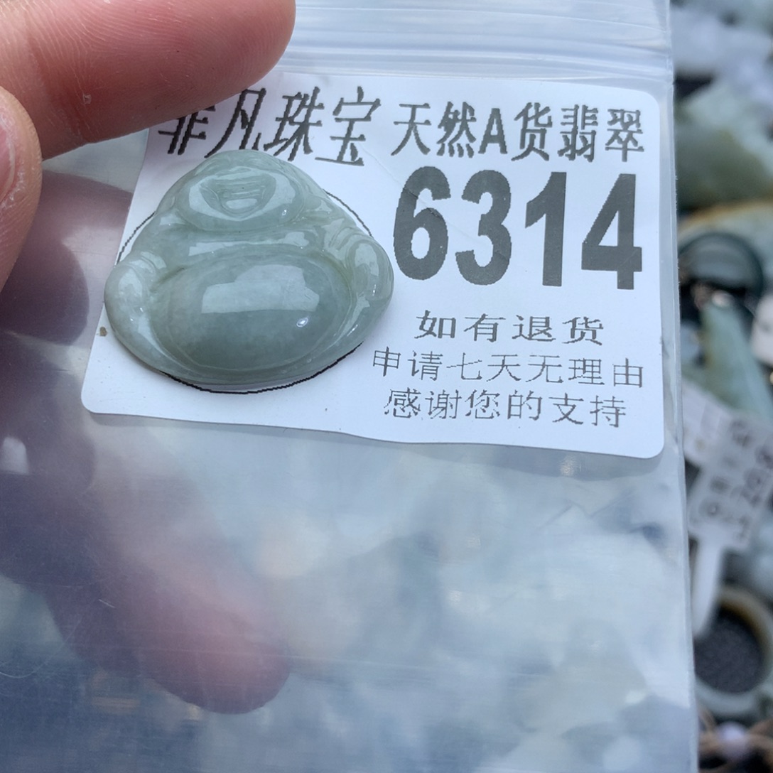 翡翠颈饰未镶嵌6314。