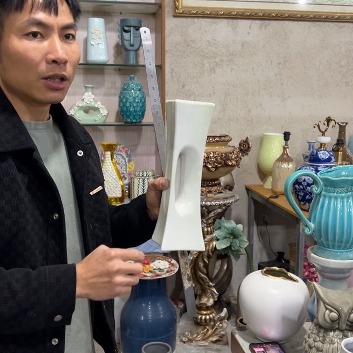 瓶高度30厘米口径6厘米微瑕捡漏