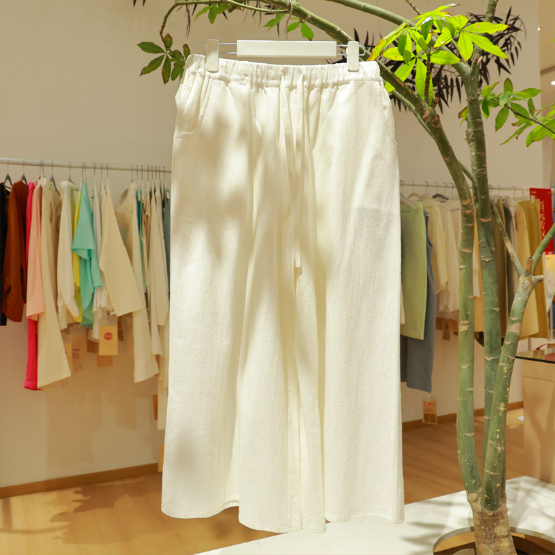 【抖音专属】阔腿裤（20709381QS-山矾）