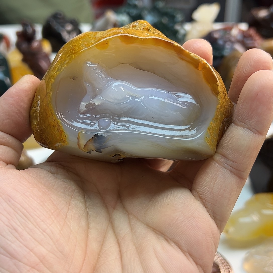 玛瑙/玉髓未镶嵌颈饰