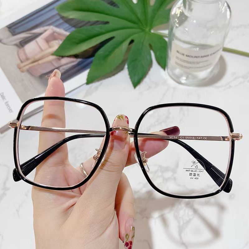 金属合金光学眼镜架高清防蓝光眼镜可配镜2714