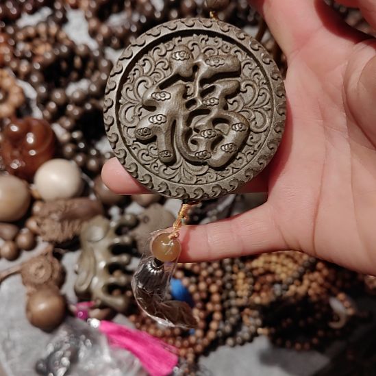 小叶桢楠金丝楠木车挂