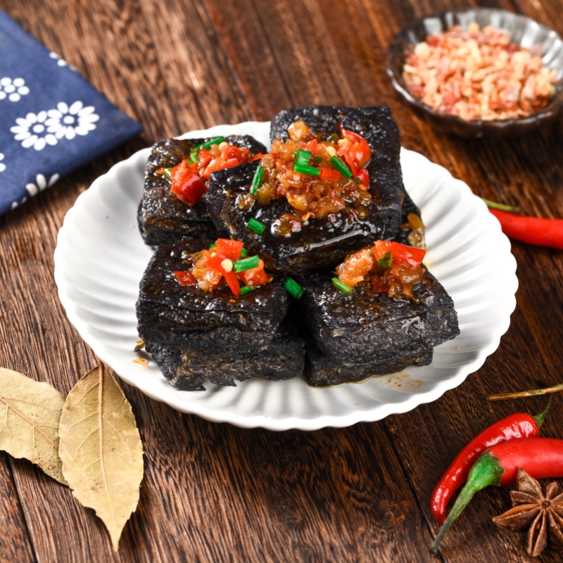 臭豆腐240g/盒十片装送配料包辣椒包湖南特色家常菜半成品家用