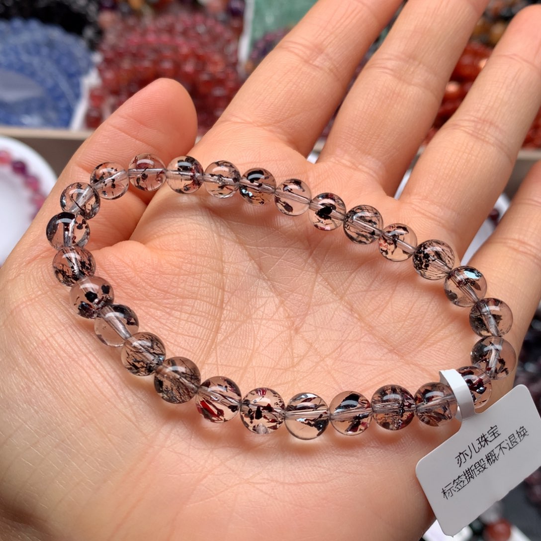 水晶手链未镶嵌黑毒液B7.3