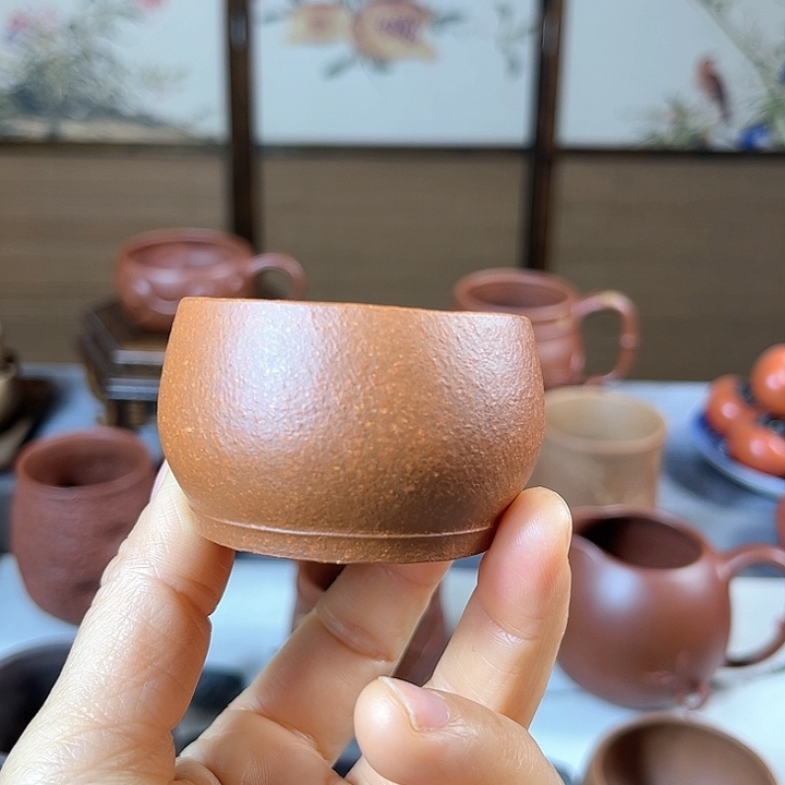 紫砂茶杯全手工主人杯容量50