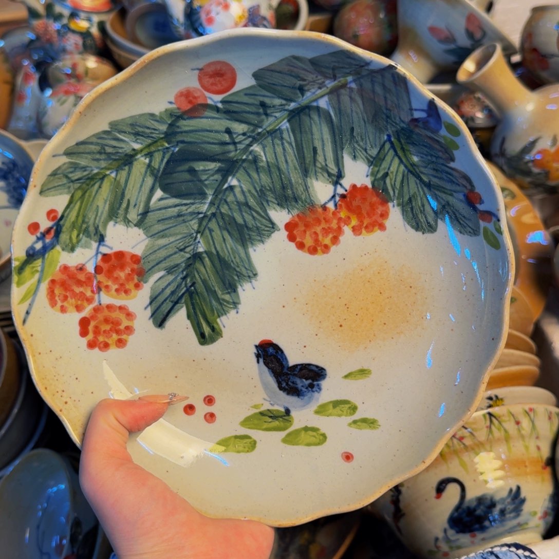 瓷片景德镇陶瓷手工手绘