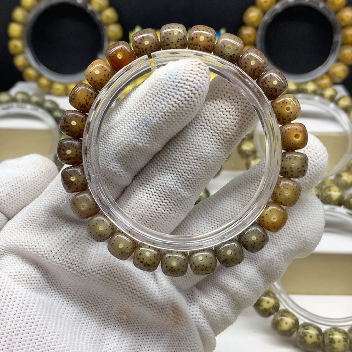 我***鬼星月菩提手串火烧云小细星无烟花9/8