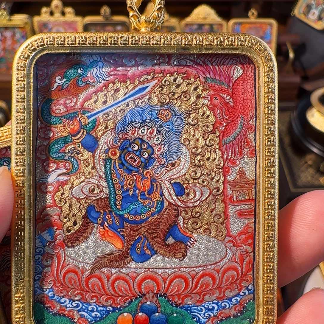 吊坠不动纯手绘热卡