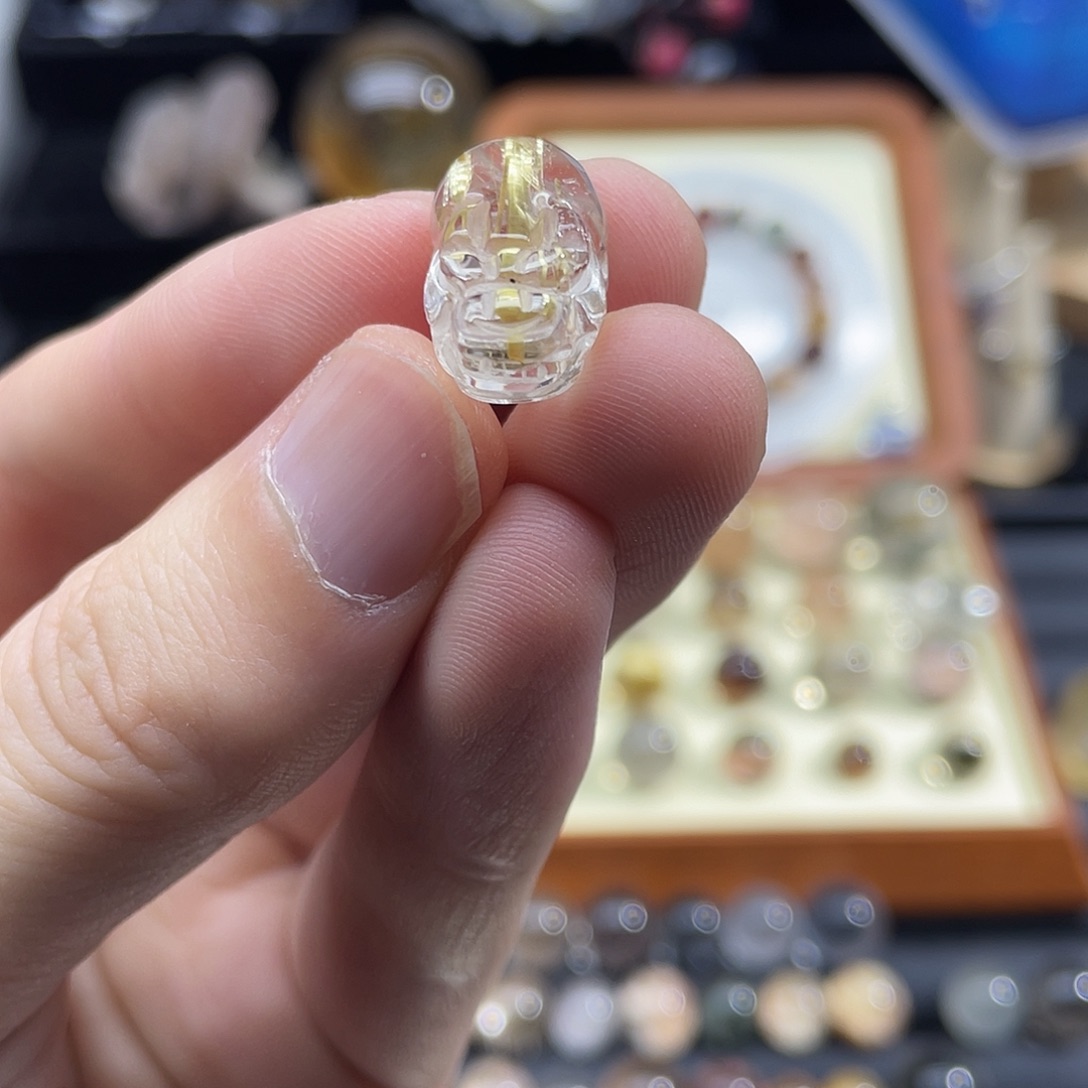 未镶嵌水晶颈饰钛晶貔貅