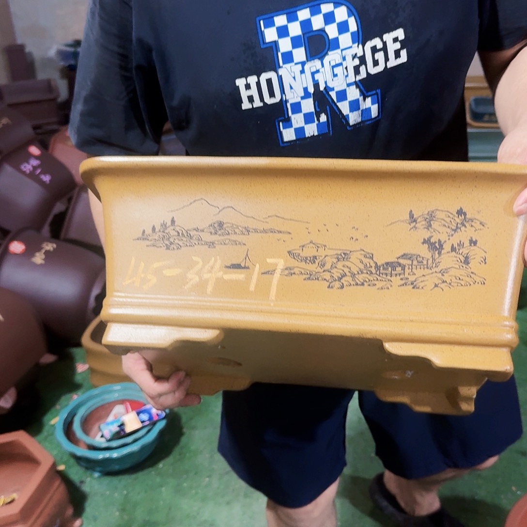 紫砂花盆紫砂花盆