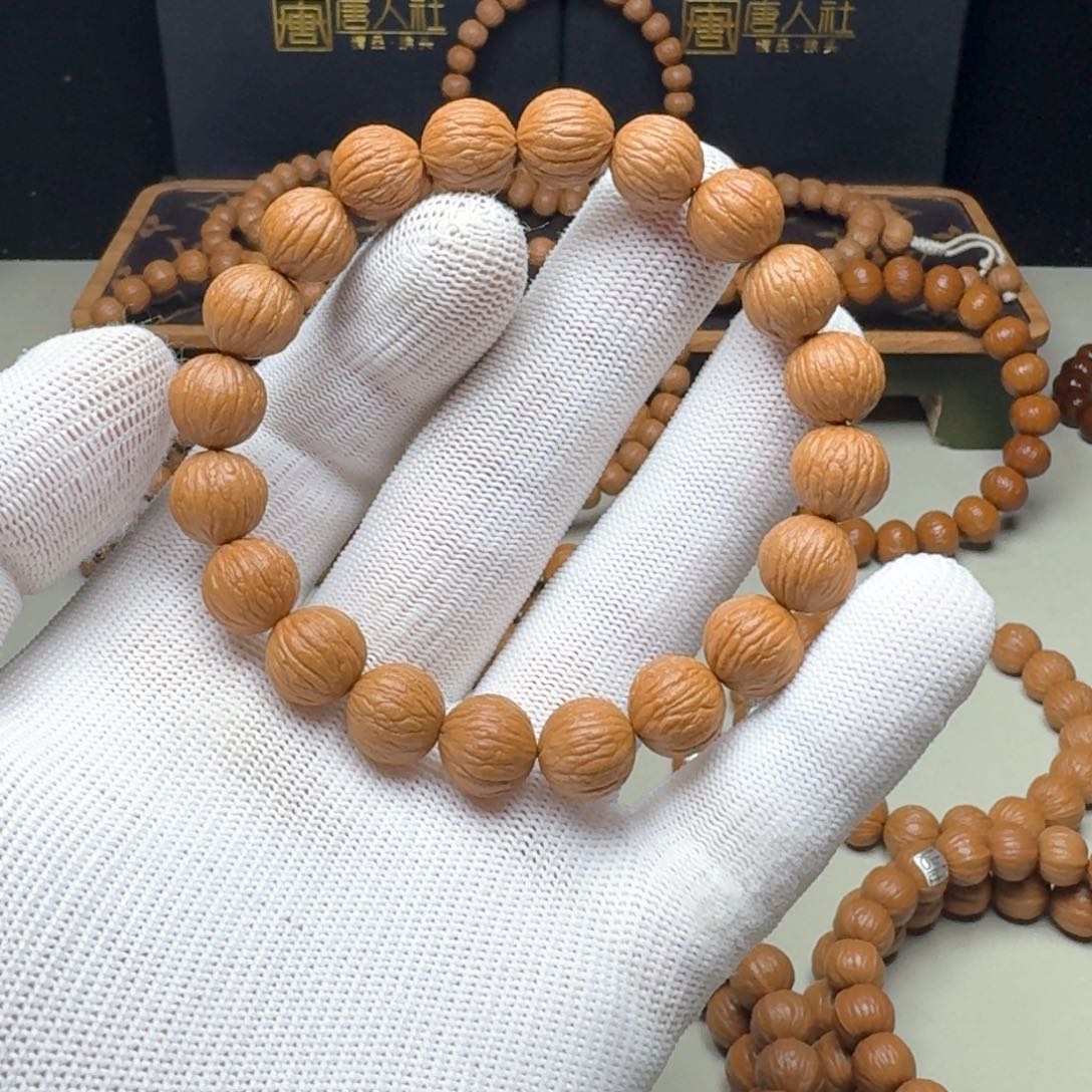 猴头核桃手串12小同尺龙岩原皮